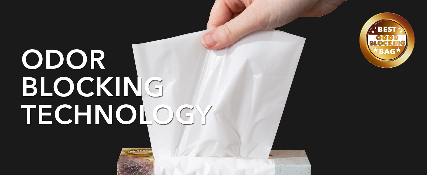 The Perfect solution for odor problems! Amazing Odor-sealing Bags - made in Japan